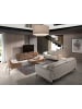 Angel Cerdá Sofa 6131 in Taupe Grau / Schwarz