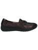 Caprice Slipper in MAHOGANY MET