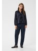 SAINT TROPEZ Langarm-Bluse LodisaSZ Gerade Passform in Night Sky