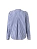 März Bluse in indigo weiß
