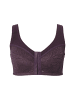 Ulla Popken BH ohne Bügel in traubenrot