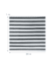 relaxdays Zaunblende in Grau/ Weiß - (B)20 x (H)1 m