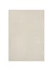 KADIMA DESIGN Wollteppich Boucle, Unifarben, Strapazierfähig, pflegeleicht in Creme