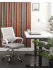 Beliani Bürostuhl SOLID in Grau/Silber/Weiß - (W) 60 x (H) 88 x (L) 60 cm