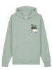 wat? Apparel Sweatshirt Coffee waves in Aloe