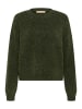 CULTURE Strickpullover CUosana Regular fit in Olive Night Melange