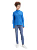 Betty Barclay Grobstrick-Pullover mit hohem Kragen in mittelblau