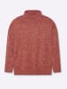 sheego Pullover in rostrot-meliert