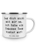 Mr. & Mrs. Panda Tasse Spruch Im Team zuMenschmenarbeiten mit Spruch in Weiß