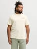 JACK & JONES PLUS T-shirt in Antique White