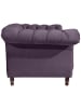 58 aufm Kessel CHESTERFIELD Sessel Kaylin Samtvelours purple