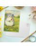Mr. & Mrs. Panda Grußkarte Chinchilla Blume Design mit Spruch in Weiß
