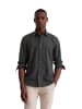 Marc O'Polo Hemd regular in multi/dark grey melange