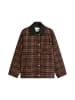 Marc O'Polo DENIM Kariertes Cord-Barnjacket regular in Medium Brown