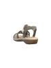 rieker Rock Sandalen mit Gummibändern Beige