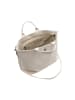 DreiMaster Vintage Leder Shopper in Wollweiss