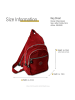 Bag Street Cityrucksack, Freizeitrucksack Nylon rot ca. 21cm breit ca. 35cm hoch