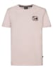 Petrol Industries T-Shirt mit Aufdruck Riviera in Rosa