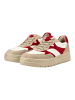 Tamaris Sneaker in Beige/Rot