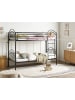 Beliani Hochbett CHARTRES in Schwarz - (W) 96 x (H) 171 x (L) 209 cm