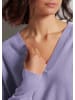 MADELEINE Kaschmirpullover mit V-Ausschnitt in hellamethyst
