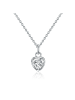 Rafaela Donata Halskette Herz aus Sterling Silber mit Zirkonia in silber