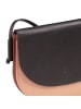 DuDu Umhängetasche Leder 18.5 cm in black