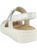 WALDLÄUFER Keilsandalen für Damen in beige