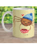 Mr. & Mrs. Panda Kindertasse Spinne Agathe Kaffee ohne Spruch in Gelb Pastell
