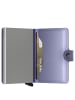 Secrid Metallic Miniwallet - Geldbörse RFID 6.5 cm in metallic lila