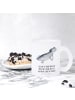Mr. & Mrs. Panda Kaffeetasse Axolotl Schwimmen mit Spruch in Transparent