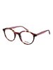 Pepe Jeans Frauen Optische Fassungen Rund Rot