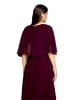 Vera Mont Chiffonstola mit Volant in Strong Aubergine