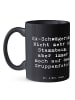 Mr. & Mrs. Panda Kaffeebecher Spruch Ex-Schwägerin mit Spruch in Schwarz