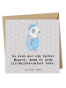 Mr. & Mrs. Panda Deluxe Karte Kfz-Mechatroniker Herz mit Spruch in Grau Pastell