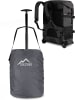 normani Rucksack mit Trolleyfunktion 37 L und Regenüberzug in Anthrazit