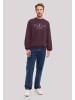 F4NT4STIC Sweatshirt Deck Chair Club Knut und Jan in maroon