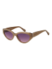Superdry Frauen Sonnenbrille Katzenauge Braun