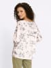 Heine Druck-Pullover in ecru-anthrazit-bedruckt