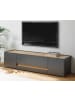 Furn.Design TV-Lowboard grau matt, Eiche Wotan 170 cm, TV Unterschrank mit viel Stauraum