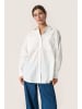 Soaked in Luxury Langarm - Hemd SLCalico Lockere Passform in Broken White
