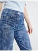 Gerry Weber Hose Jeans verkürzt in Blau Druck