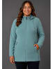 Polarino Fleecejacke in blau grau