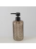 Boltze Seifenspender aus Glas BRUKA, 500 ml in Braun, Ø 8,8 x (H) 20,2 cm