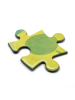 Mr. & Mrs. Panda Puzzle Avocado Pärchen Design mit Spruch in Weiß