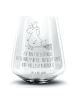 Mr. & Mrs. Panda Longdrinkglas Einhorn Hexe mit Spruch in Transparent