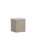 ebuy24 Beistelltisch Lenox Beige 40 x 40 cm