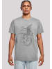 F4NT4STIC T-Shirt Harry Potter Dragon Line Art in grau meliert