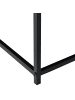 en.casa Tabletttisch Lipizza in Schwarz (H)36cm (B)59cm (T)59cm