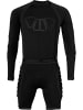 uhlsport  Trainingsanzug "Bionikframe Bodysuit Black Edition" in Schwarz